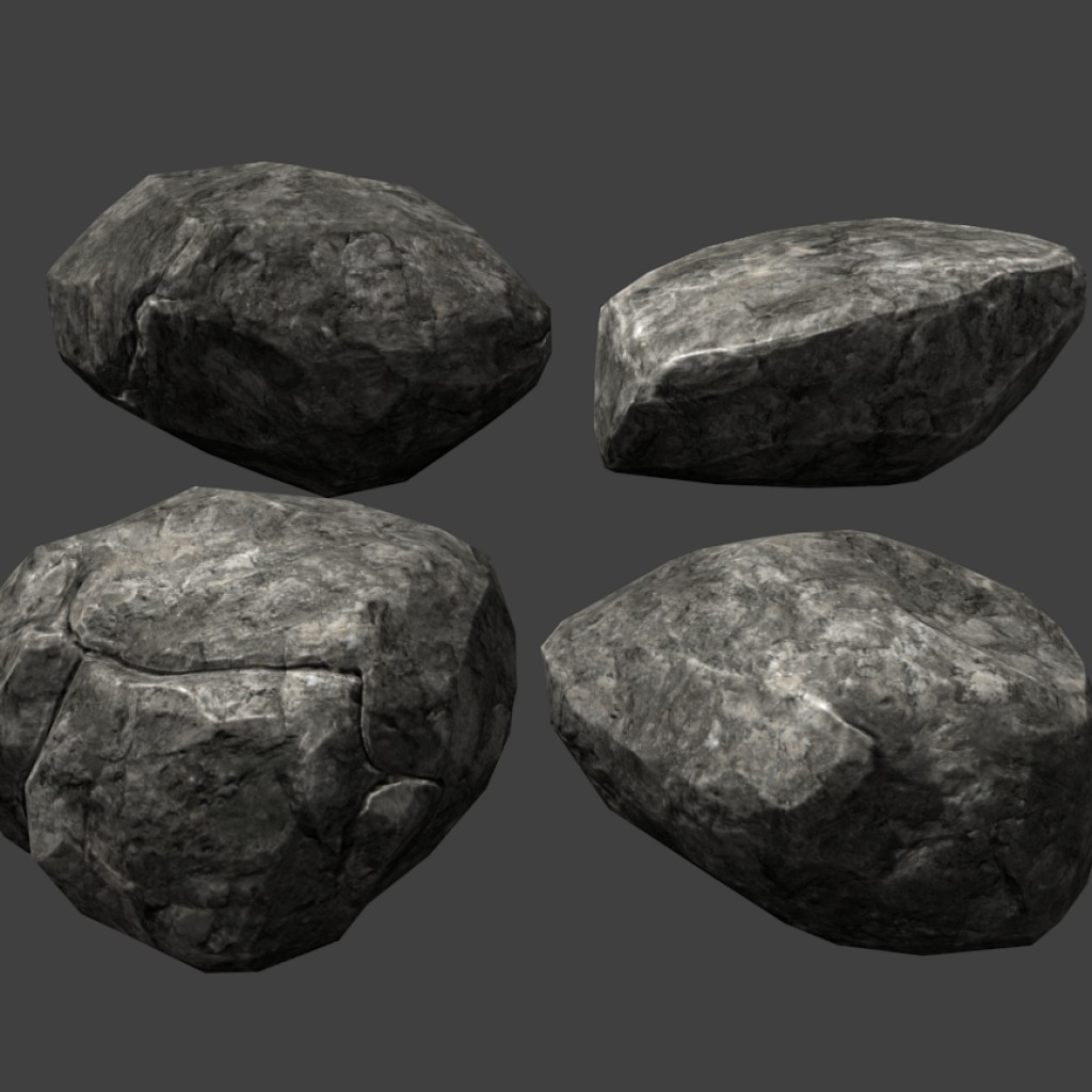 Low Poly Rocks #2 preview image 1